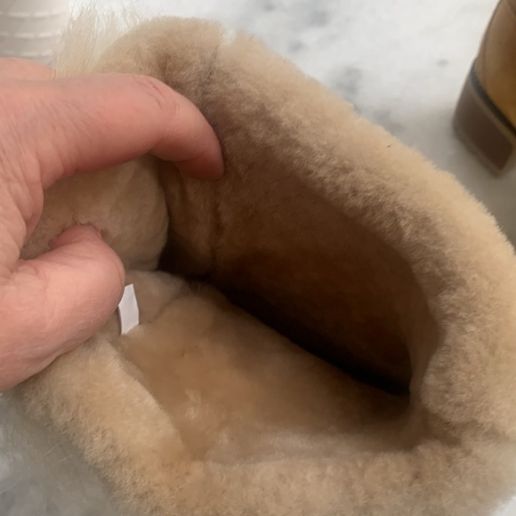 NWT Montelliana BOOTS Mutton Shearling 40/9 (run 1/2 size small, so fits 8.5) - Picture 4 of 6